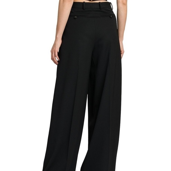 Iris Singer Collection Vintage Black High Waisted Pleated Pants - Picture 3 of 12